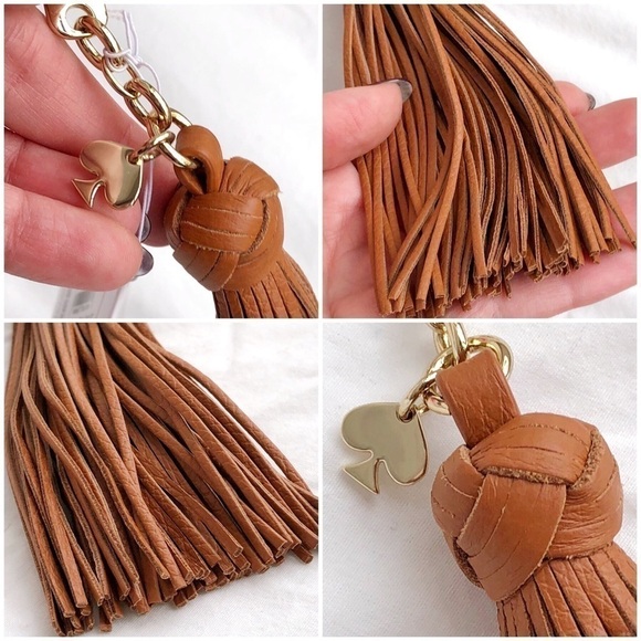 Kate Spade Tassel Keychain Bag Charm - Picture 3 of 8